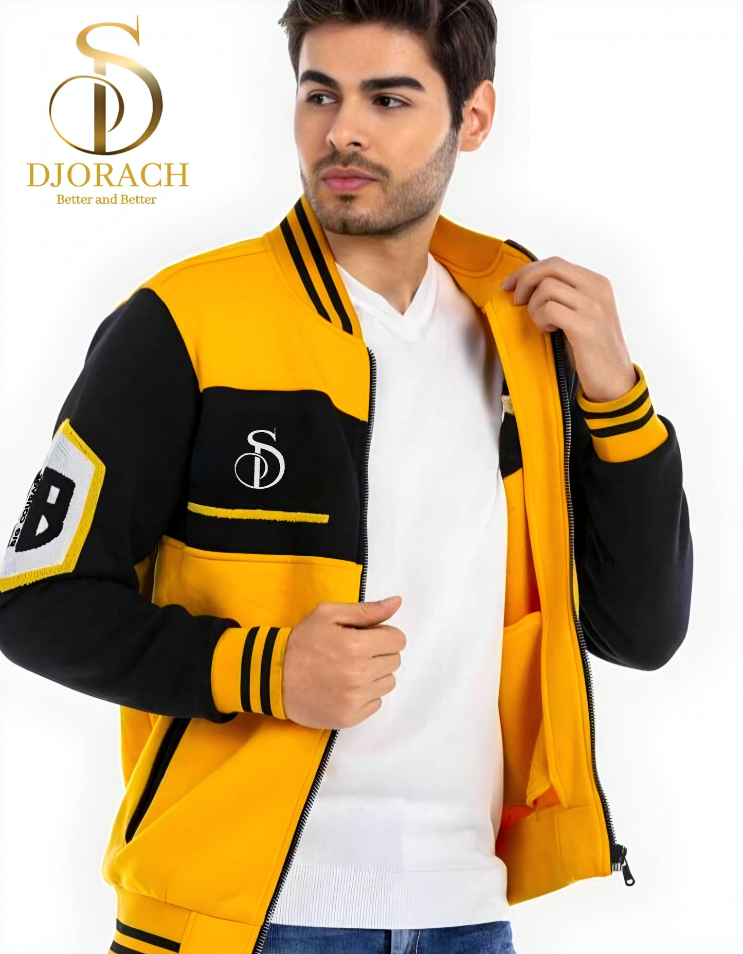 Chaqueta amarilla de hombre Big Courage