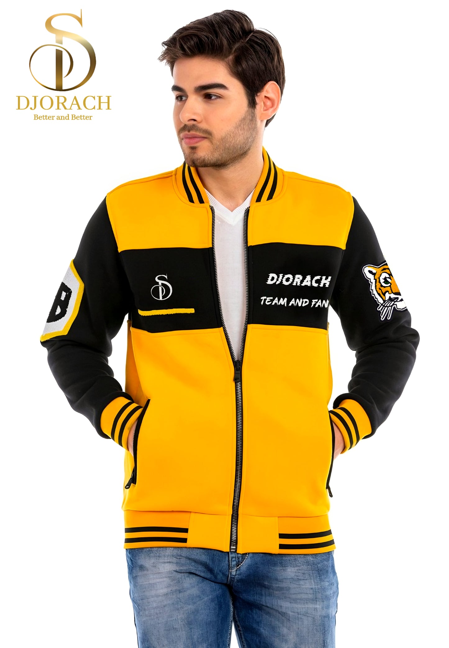 Chaqueta amarilla de hombre Big Courage