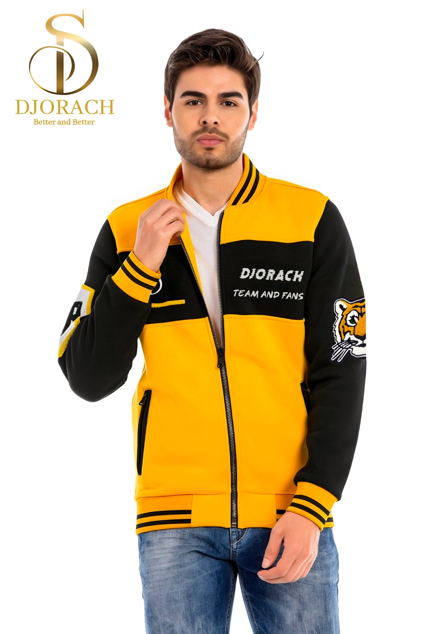 Chaqueta amarilla de hombre Big Courage