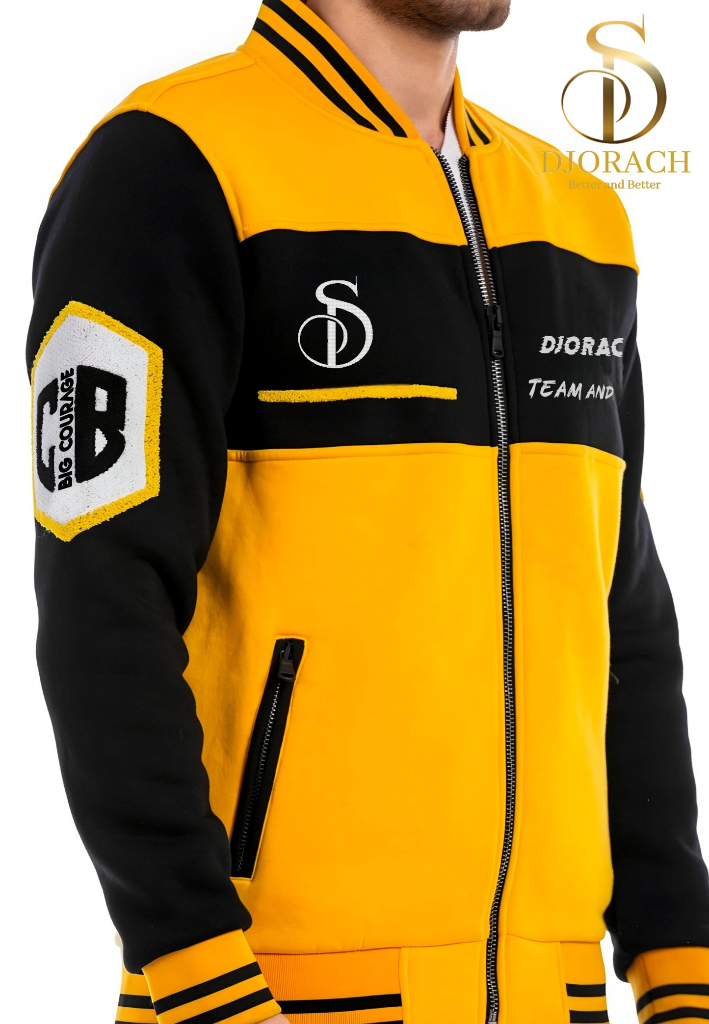 Chaqueta amarilla de hombre Big Courage