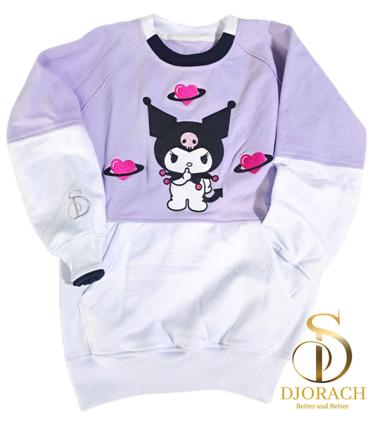 Conjunto de niña con diseño Kuromi and Melody