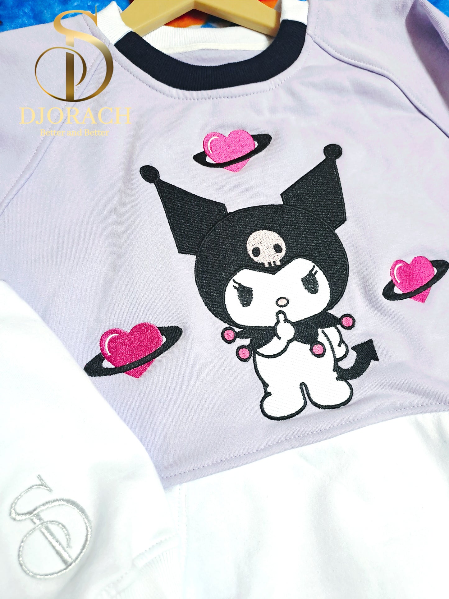 Conjunto de niña con diseño Kuromi and Melody