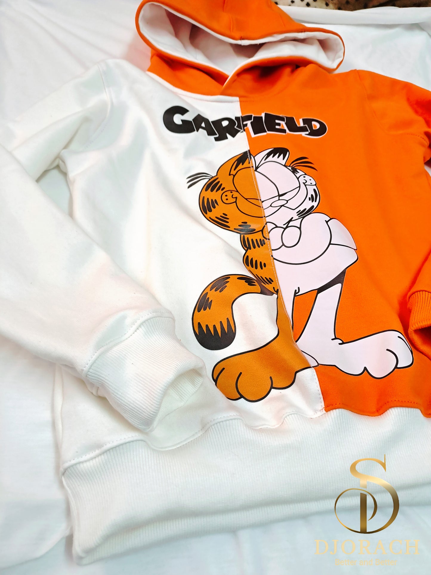 Polera Sudadera con diseño Garfield Unisex