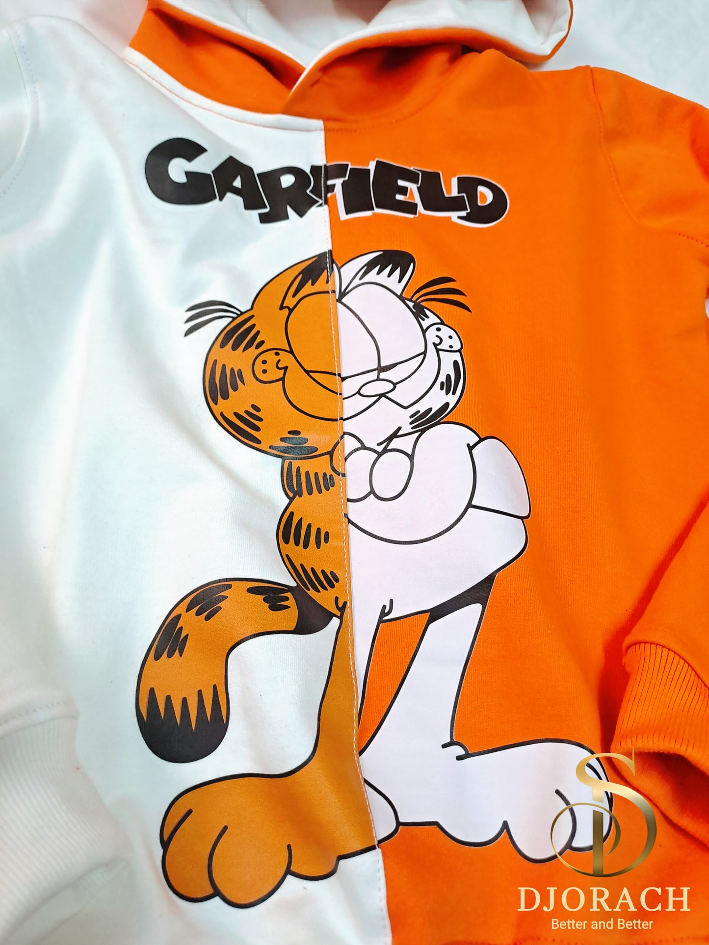 Polera Sudadera con diseño Garfield Unisex