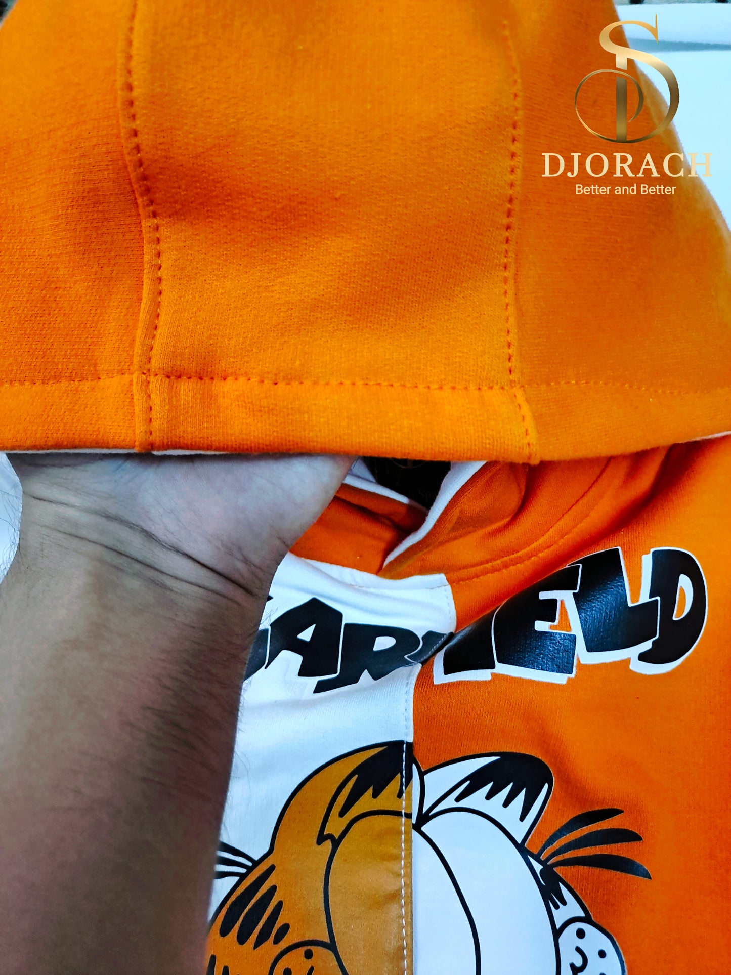 Polera Sudadera con diseño Garfield Unisex