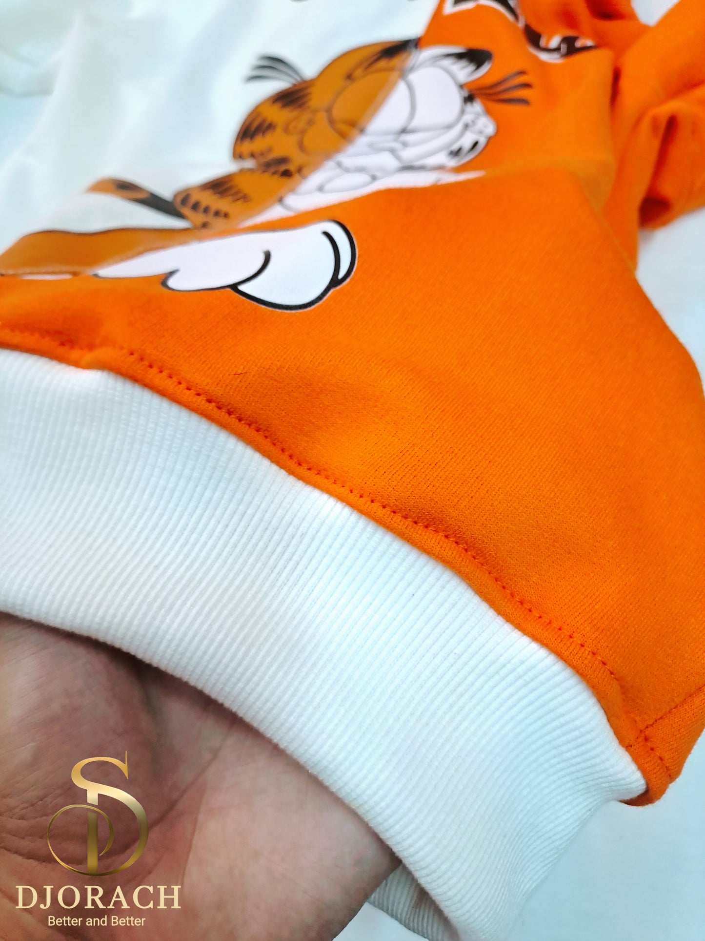Polera Sudadera con diseño Garfield Unisex