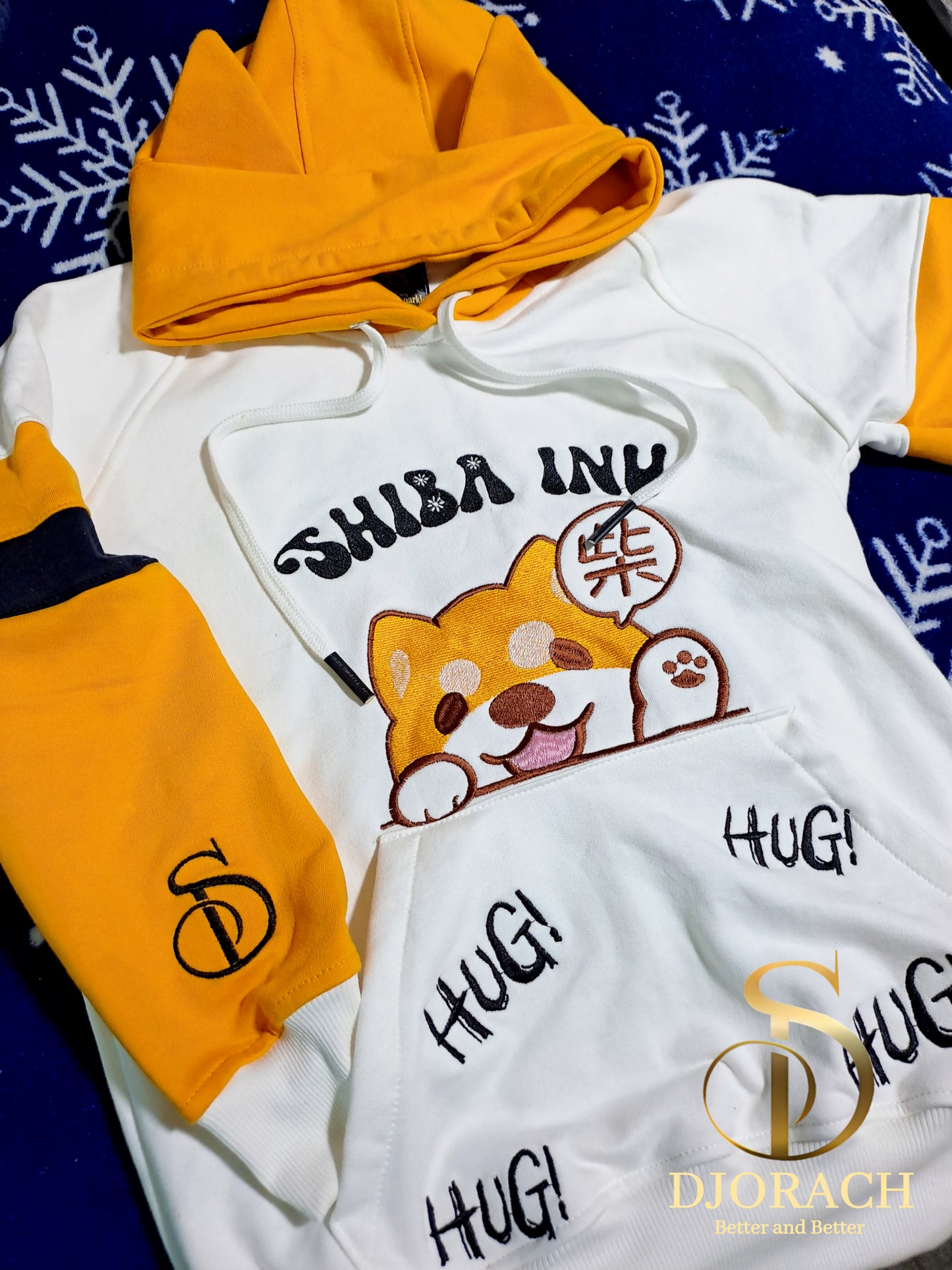Sudadera hoddie tipo cosplay de niña Dog Love