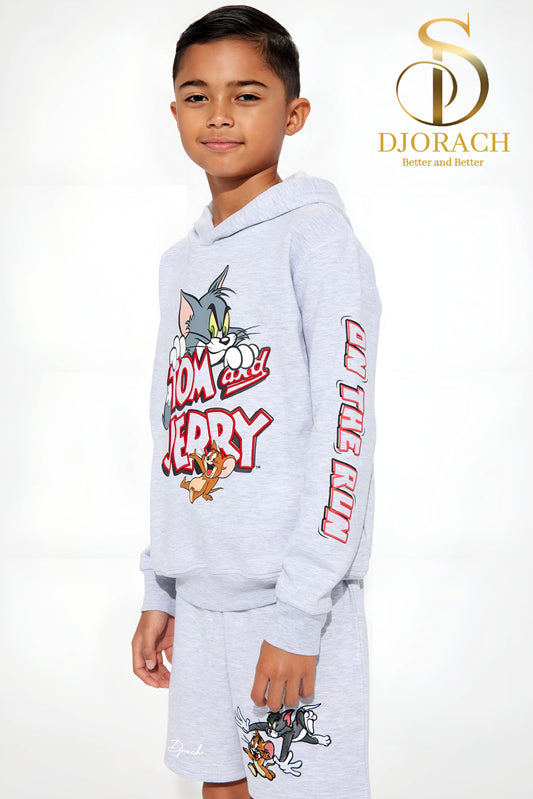 Conjunto de niño Tom y Jerry color Melange